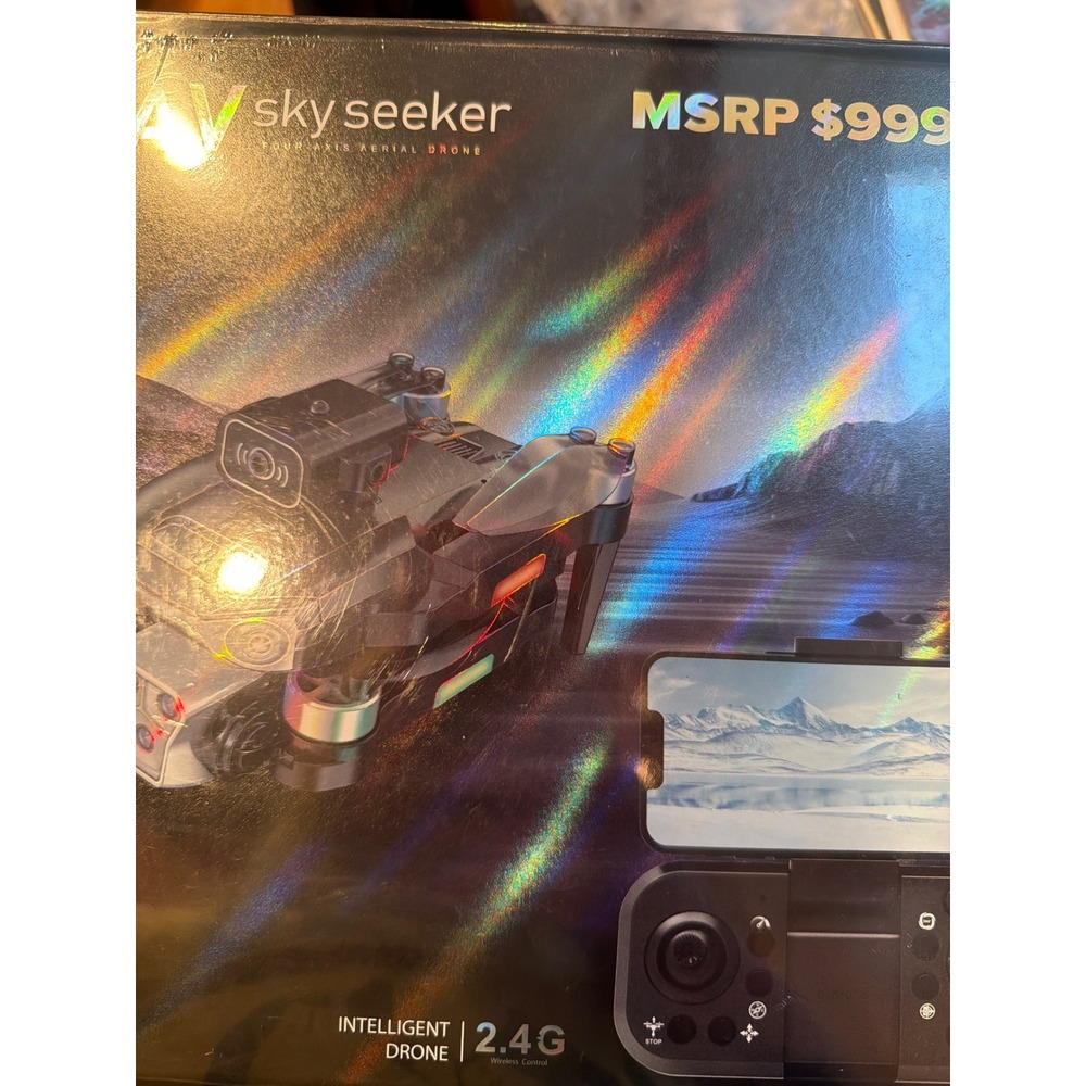DMES P19 Sky Seeker UAV Four-Axis Aerial Drone HD Camera Obstacle Avoidance New - Picture 3 of 4